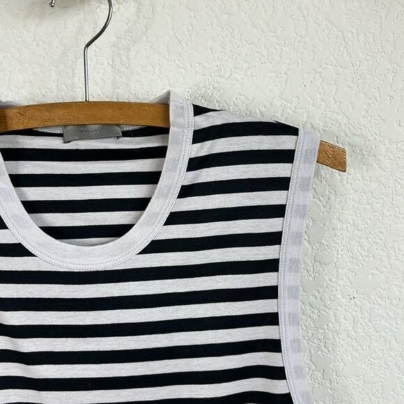 Dior SS 07 Striped Tank Top PFW Made Italy Hedi Slimane - Picture 3 of 10